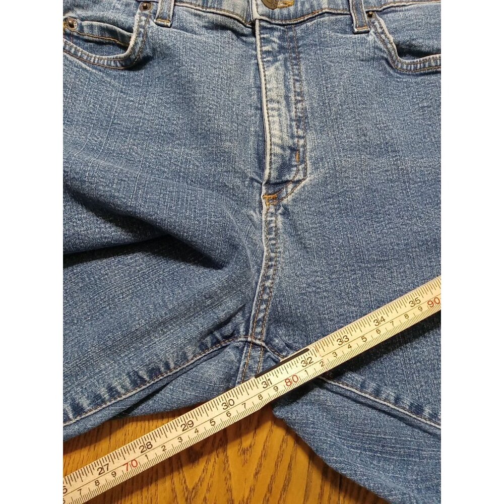 NYDJ Jeans 10 Womens BLUE BOOTCUT Preowned Summer Winter Casual Work Used Chic - Picture 6 of 10